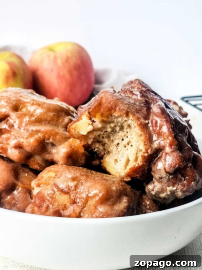Homemade Apple Fritter Perfection 6 Fried Apple Fritters