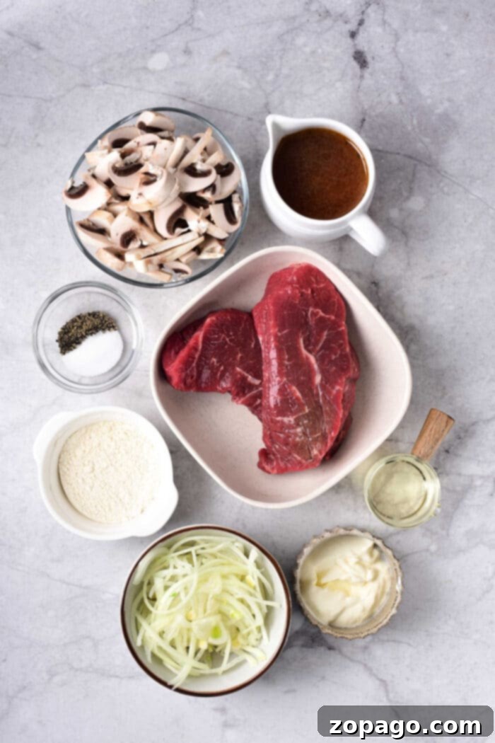Creamy Dairy-Free Beef Stroganoff 3 Dairy Free Beef Stroganoff Recipe