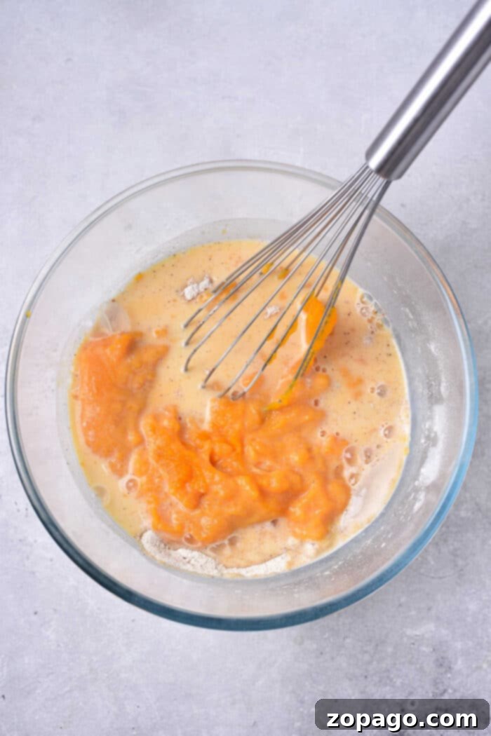 Impossibly Easy Pumpkin Pie 3 Libby's Pumpkin Pie inspiration: A classic, rich pumpkin pie filling, reimagined without the crust for a lighter dessert.