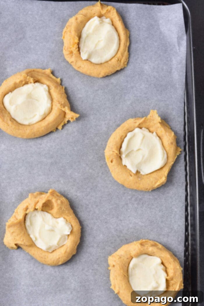 Creamy Pumpkin Cheesecake Cookies 4 Pumpkin Pie Cookies
