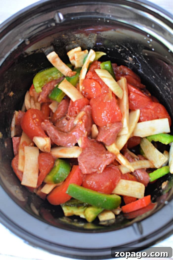 Tender Slow Cooker Pepper Steak 5 Slow Cooker Pepper Steak