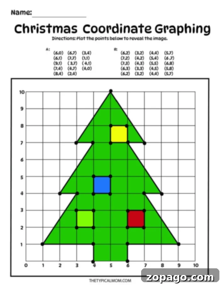 Free Graphing Art Discovery 3 coordinate graphing mystery pictures for all levels