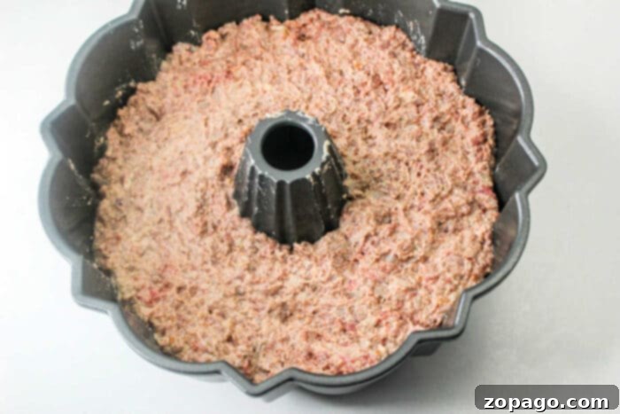 Meatloaf Ring 4 Bundt Pan Hamburger Recipe