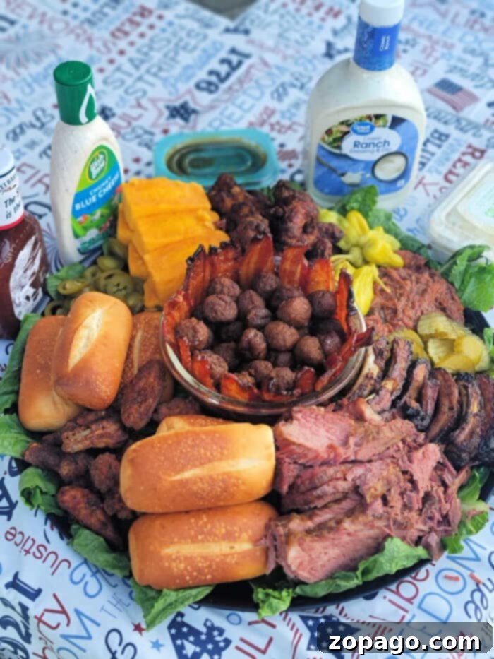 Stunning Charcuterie Boards for Unforgettable Parties 5 Sandwich charcuterie board for an easy meal