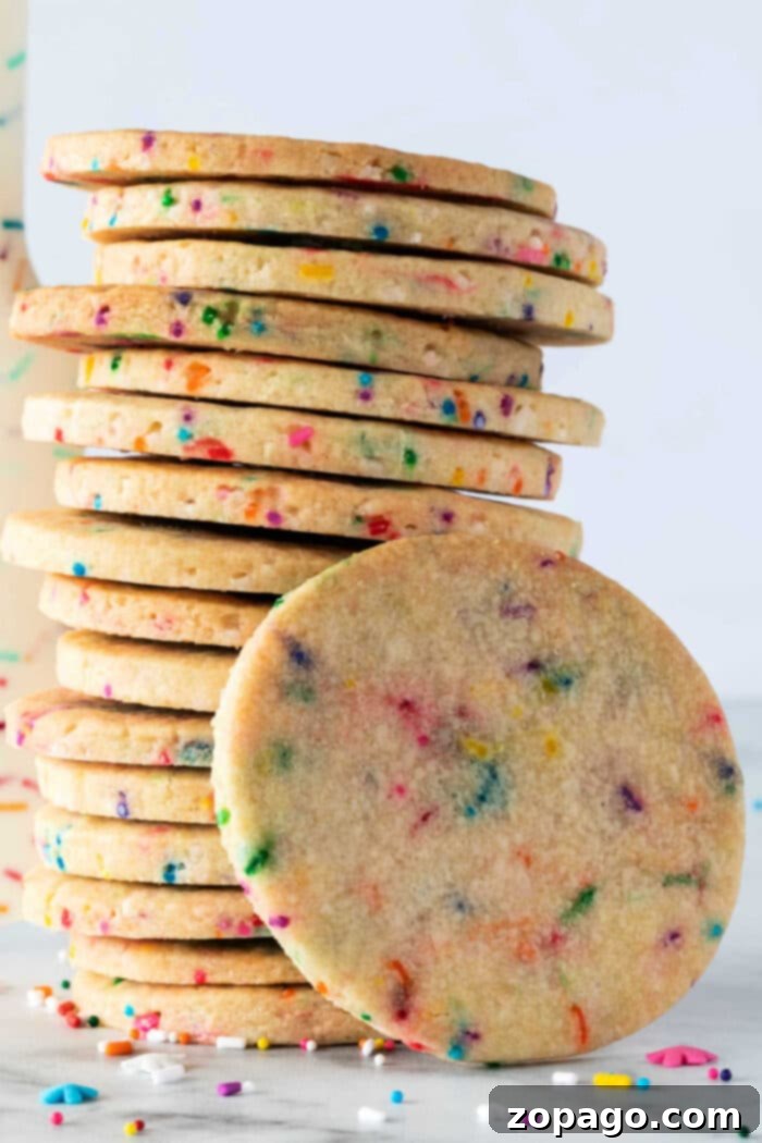 Confetti Sugar Cookie Delights 8 Sprinkle Cookies