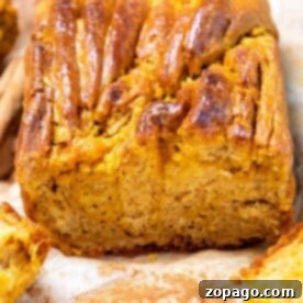Pumpkin Yeast Bread Loaf