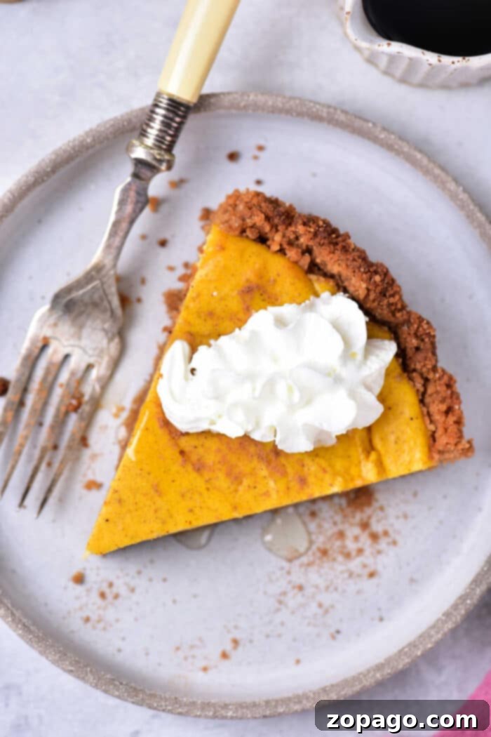 Velvety Pumpkin Custard Pie 6 Pumpkin Pie with Graham Cracker Crust