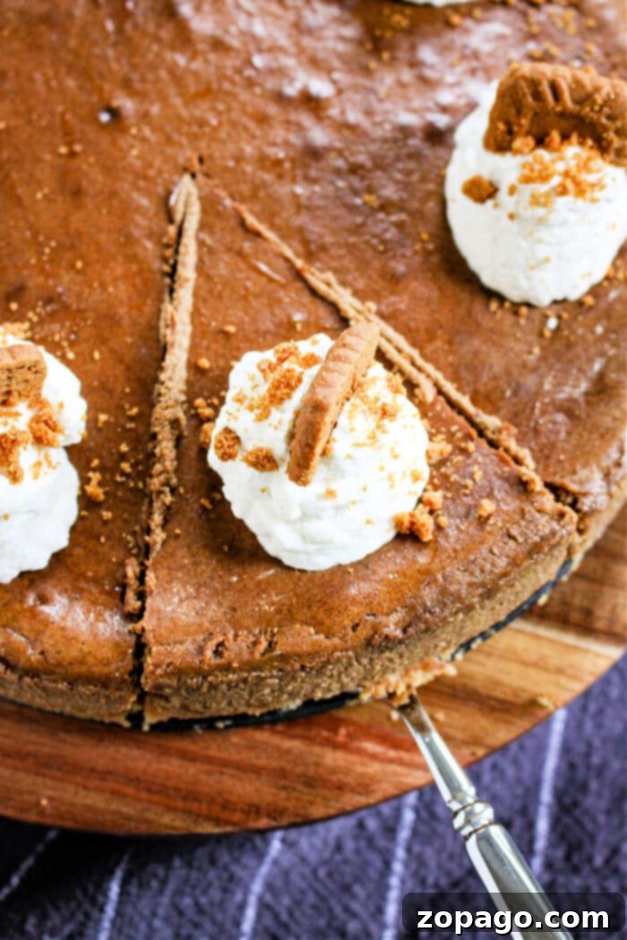 Delectable Gingerbread Cheesecake with a Gingersnap Kick 2 Classic Gingerbread Cheesecake with Gingersnap Crust on a festive holiday table