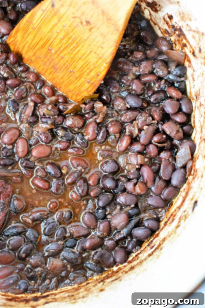 Perfect Black Beans From Scratch 7 Chipotle Black Bean Recipe with vibrant colors and rich sauce