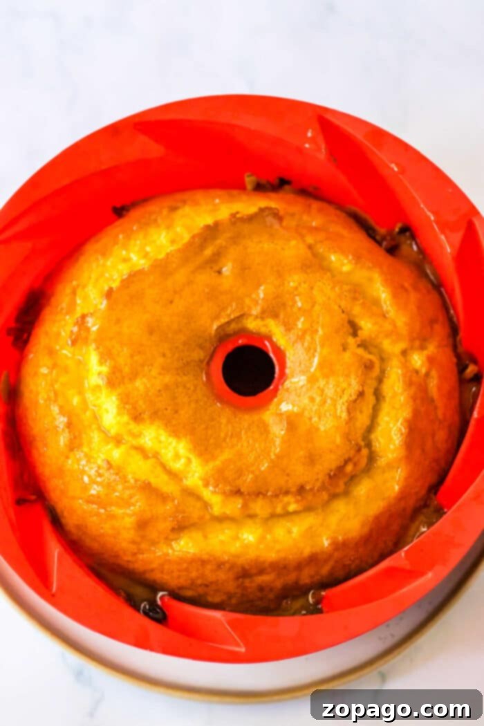 Toasted Pecan Bundt 6 How to Make a Homemade Bundt Cake: A close-up of a beautifully glazed pecan bundt cake