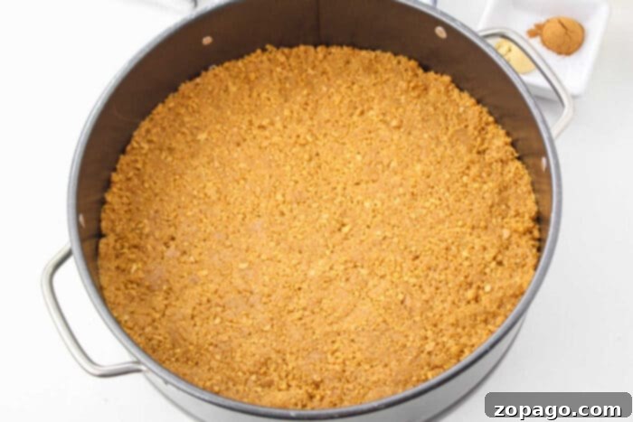 Classic Philadelphia Cream Cheese Cheesecake 3 Cheesecake with Gingerbread Crust