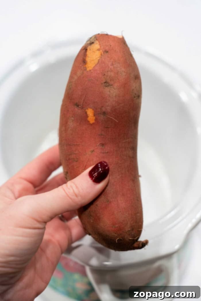 Easy Crockpot Whole Sweet Potatoes 3 Sweet Potatoes in Crock Pot