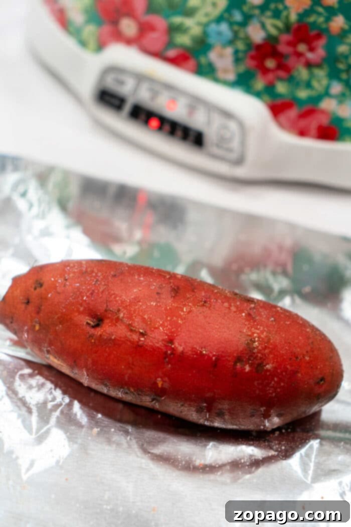 Slow Cooker Whole Sweet Potatoes 4 Crockpot Yams