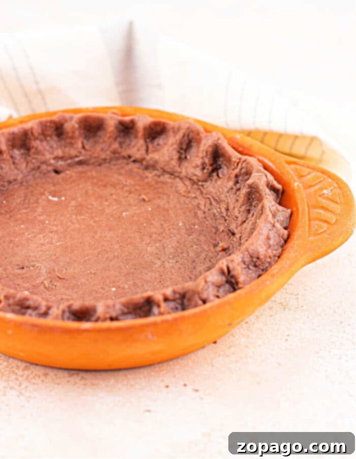 Decadent Cocoa Pie Crust 2 Chocolate Pie Crust with Cocoa Powder