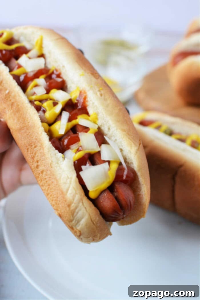 Perfect Oven Hot Dogs 2 Hot Dogs in the Oven