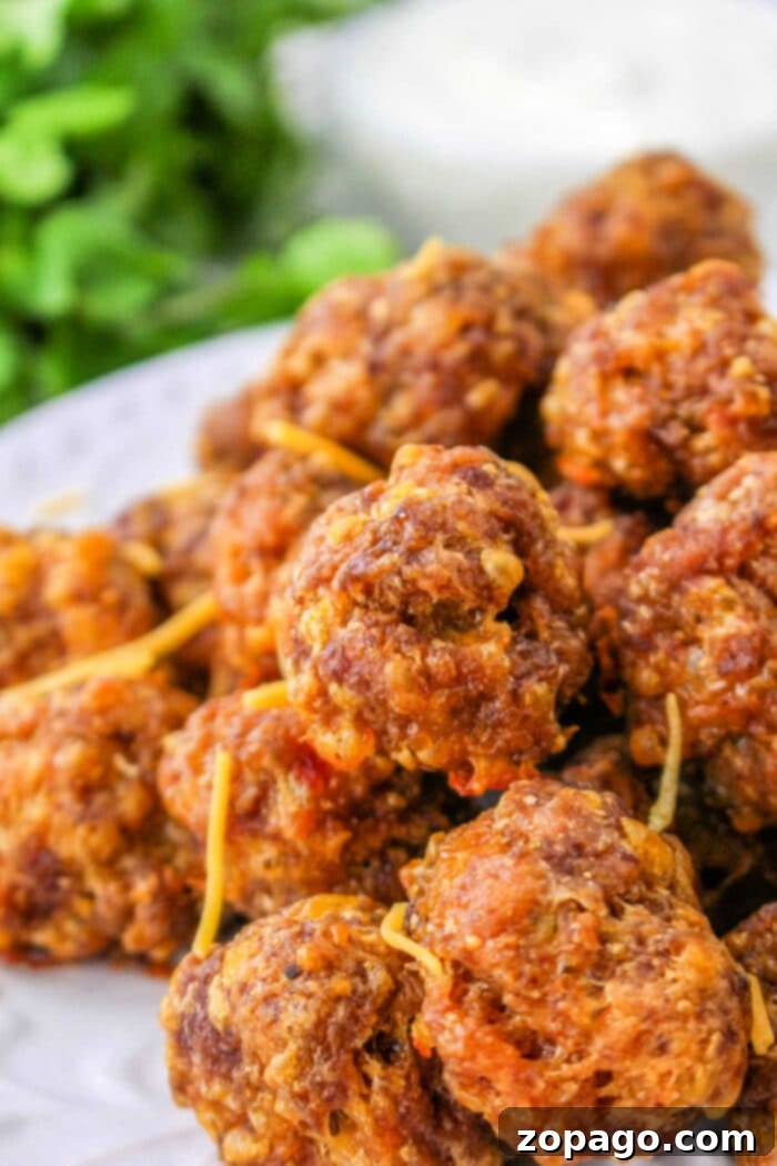 Taco Poppers 2 Golden Bisquick Taco Balls arranged beautifully on a serving platter