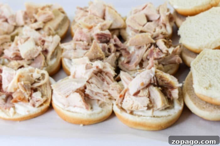 Savory Chicken Bacon Ranch Sliders 4 chicken sliders