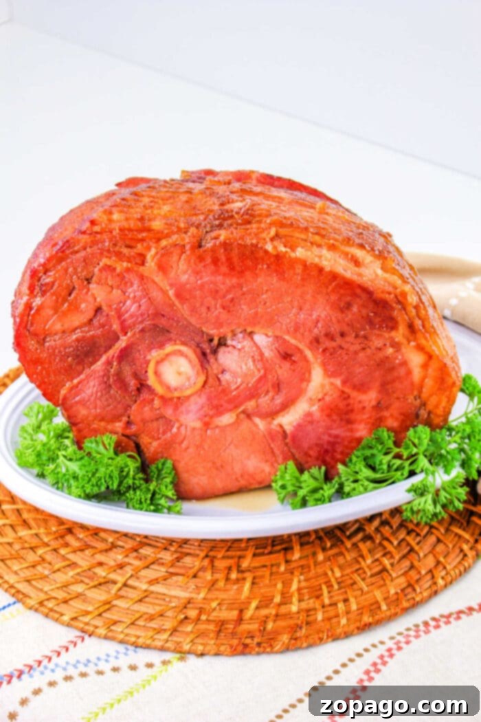 Perfectly Roasted Spiral Ham 9 Oven Baked Spiral Ham