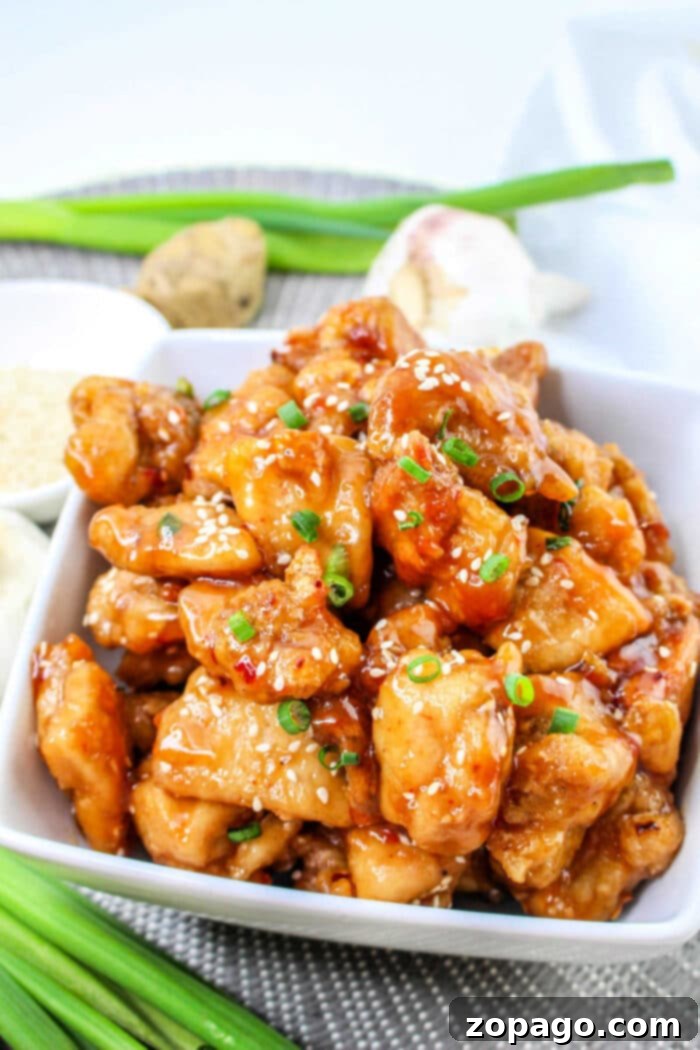Sticky Honey Garlic Chicken Bites 7 Close-up of boneless skinless chicken bites in a bowl before cooking
