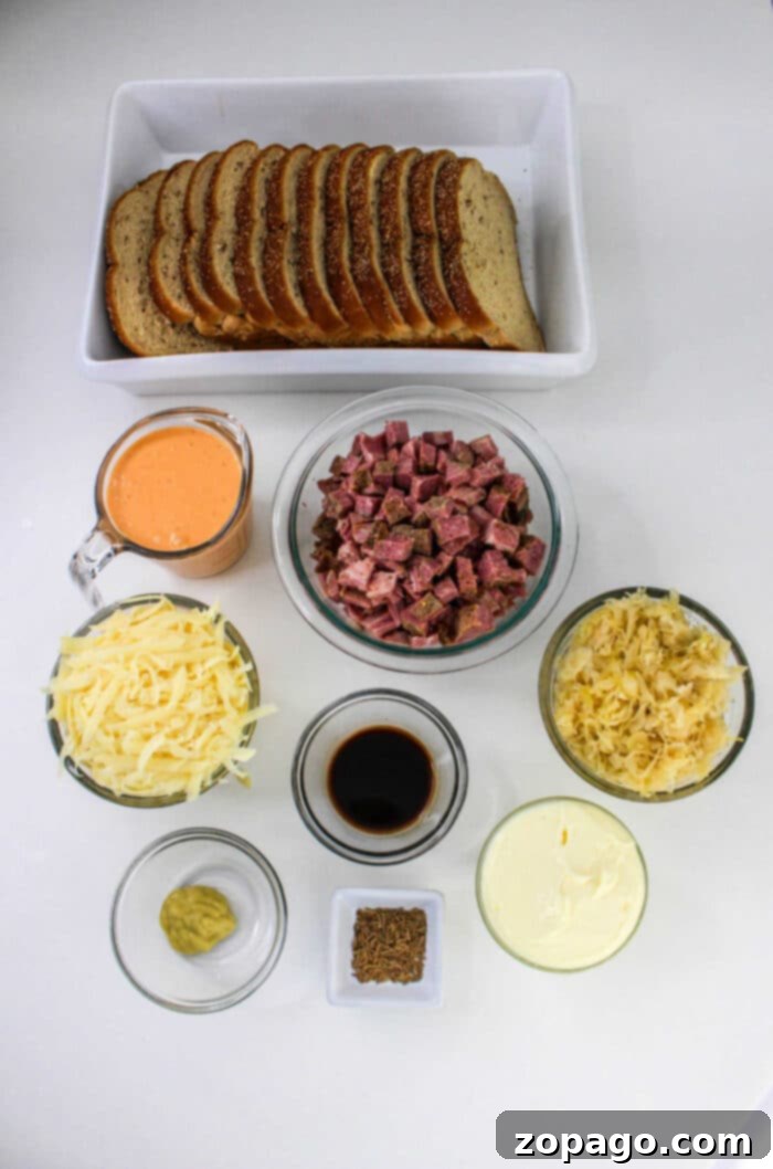 Hearty Corned Beef Casserole 3 What to make with leftover corned beef - casserole dish layers