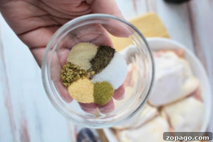 Essential chicken thigh seasonings for a flavorful roast