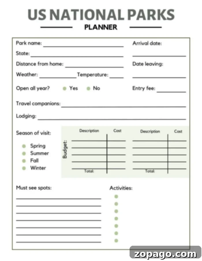 The Ultimate National Parks Challenge 5 National Parks planner to organize your adventure