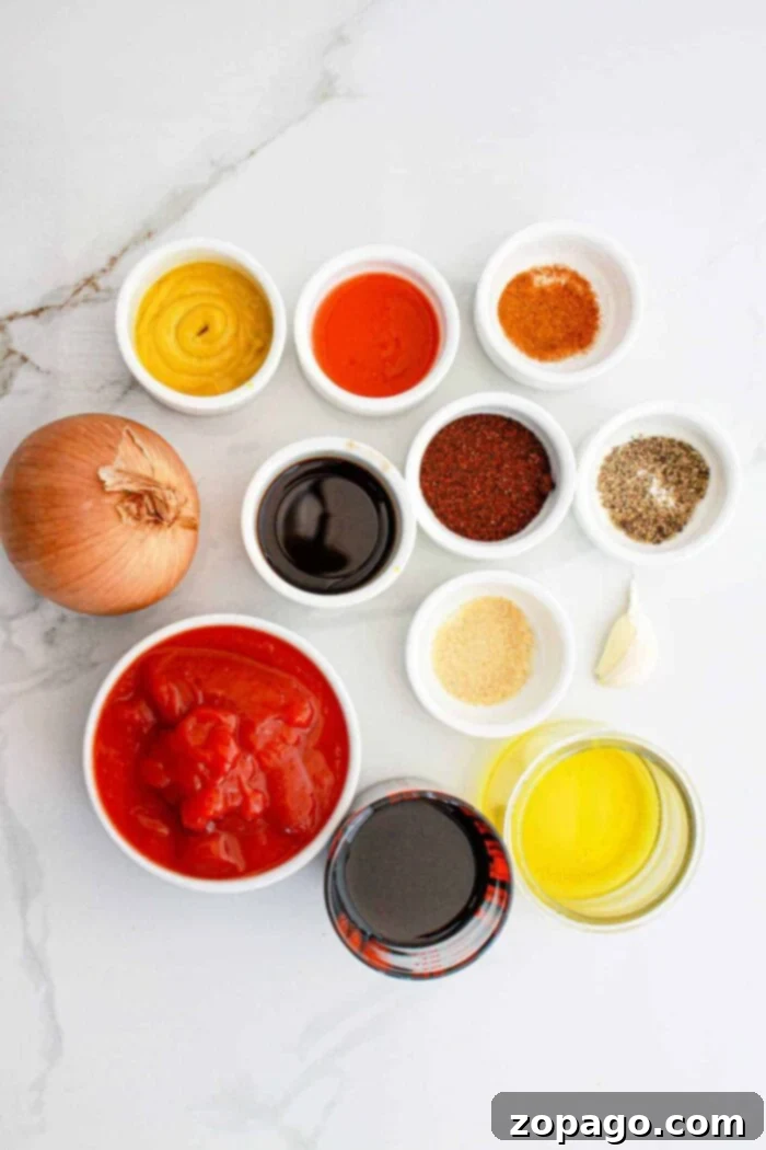 Unlock the Secret Popeyes Sauce Recipe 3 A vibrant selection of fresh ingredients required to make homemade Popeyes Sauce