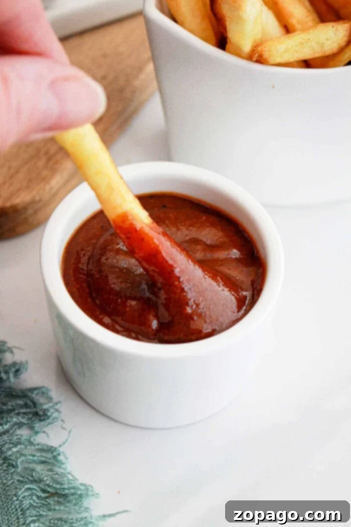 Unlock the Secret Popeyes Sauce Recipe 6 Delicious Copycat Popeyes BBQ Sauce in a white bowl, ready to be enjoyed