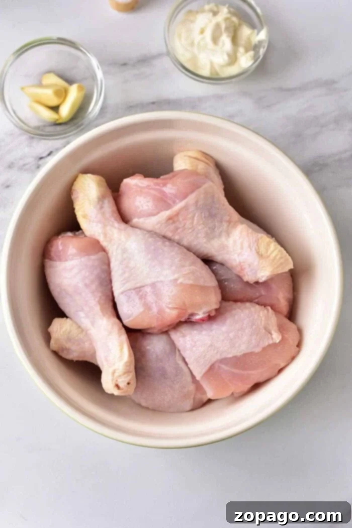 How to cook raw chicken in air fryer for safe and delicious results.