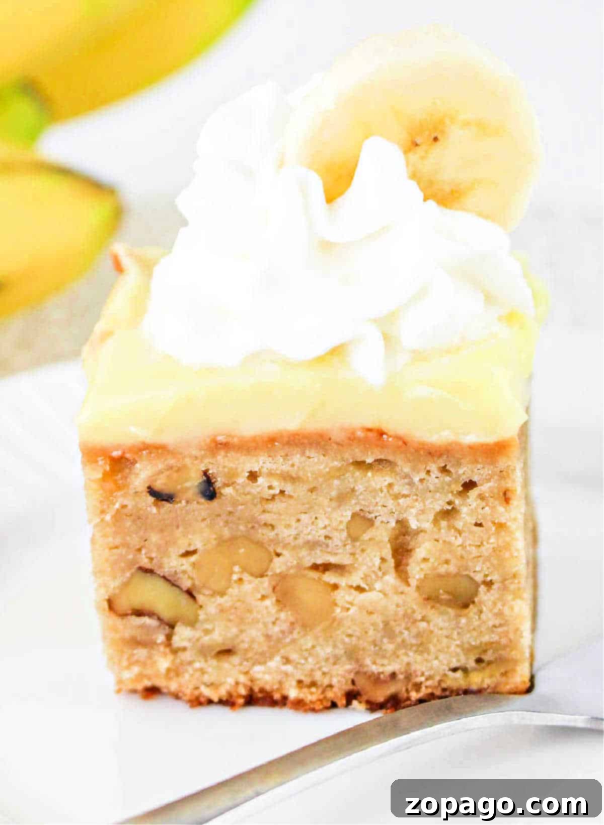 Moist Banana Nut Cake 5 Delicious banana brownies, a creative way to use ripe bananas in a rich, chocolatey dessert.