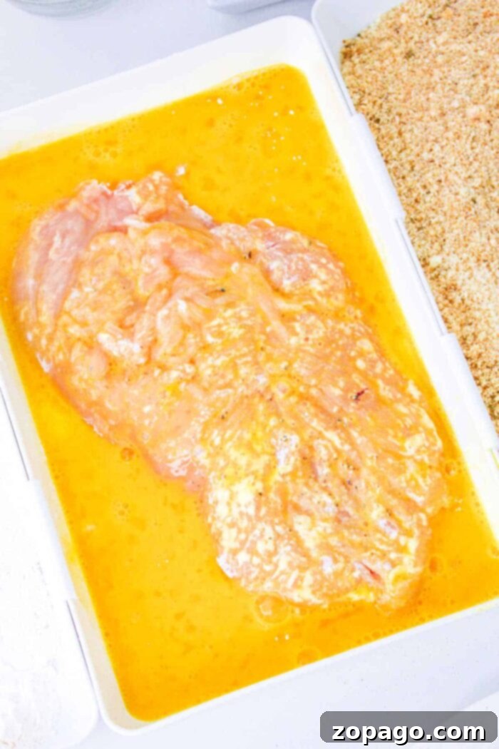 Perfectly Baked Chicken Cutlets 4 how to bread chicken cutlets
