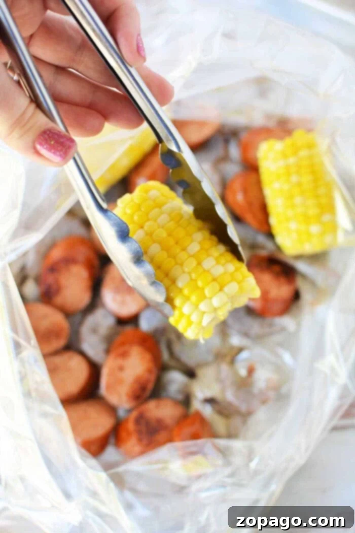 Seafood Packet Perfection 5 seafood boil in a bag ingredients