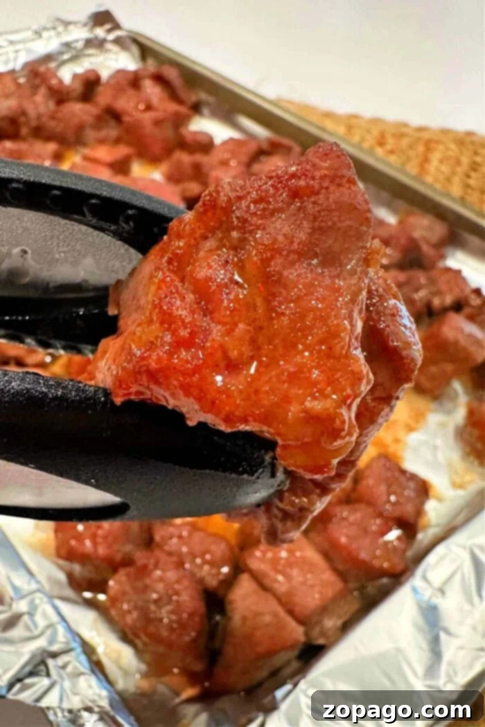 Effortless Oven Baked Steak Tips 6 Steak Bites in Oven cooking