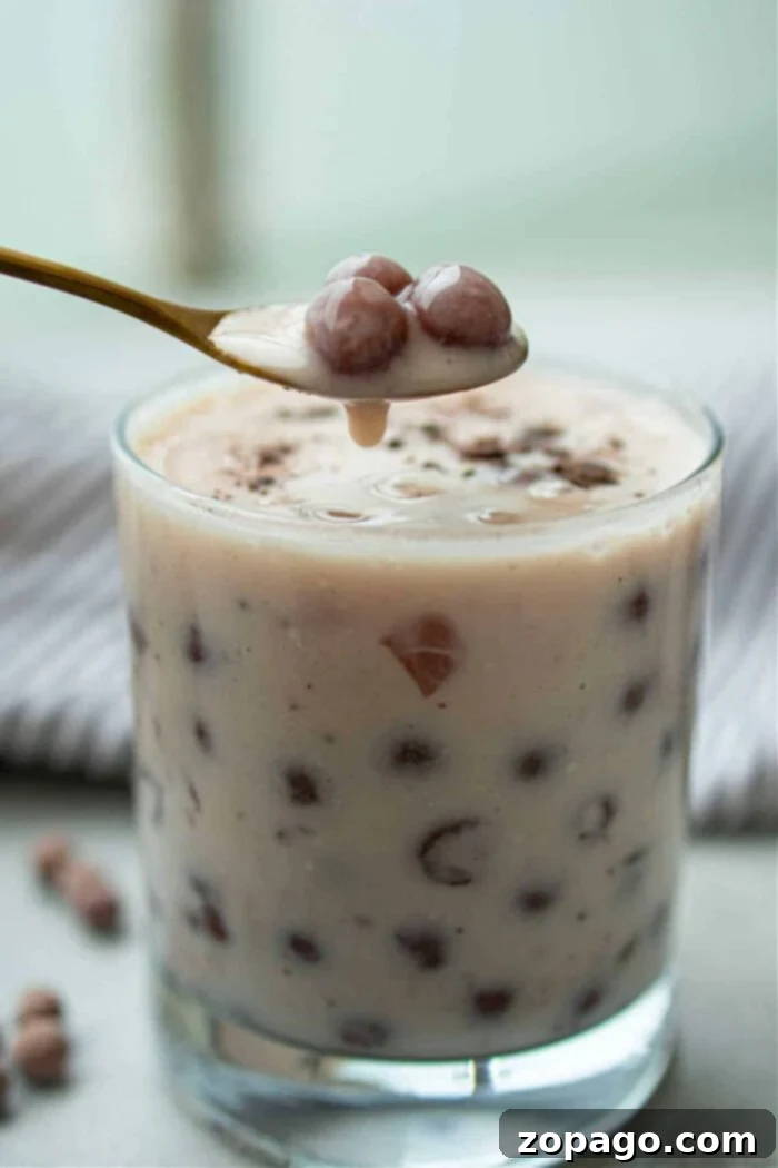 Perfect Homemade Boba for Bubble Tea 2 How to Cook Boba for Bubble Tea – A delicious glass of bubble tea with boba pearls