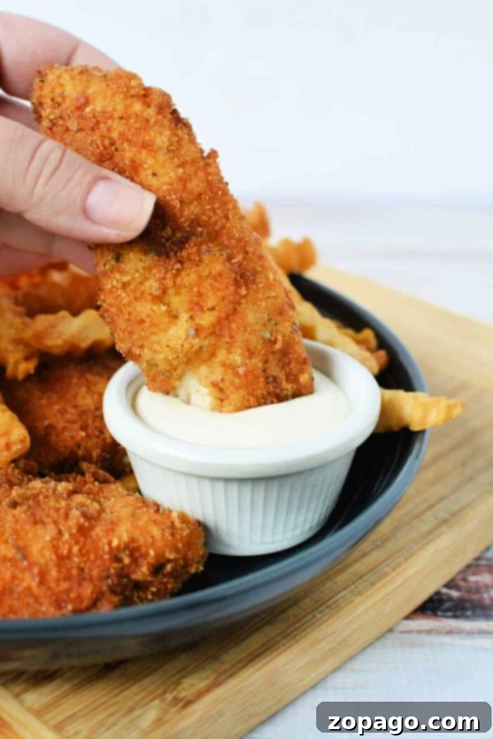 Crispy Chicken Tender Basket 2 Homemade Chicken Tenders and Crispy Fries Platter