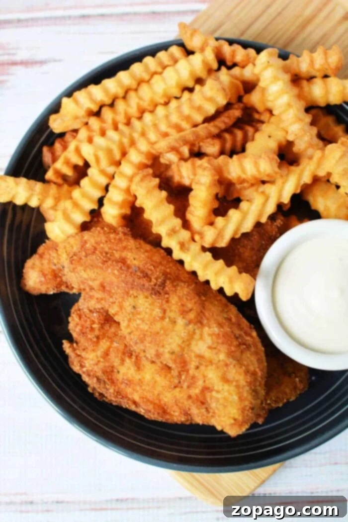 Crispy Chicken Tender Basket 7 How to Make Chicken Strips and Fries at Home