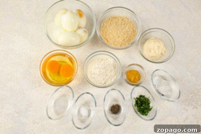 Crispy Deviled Delights 3 ingredients for deep fried deviled eggs
