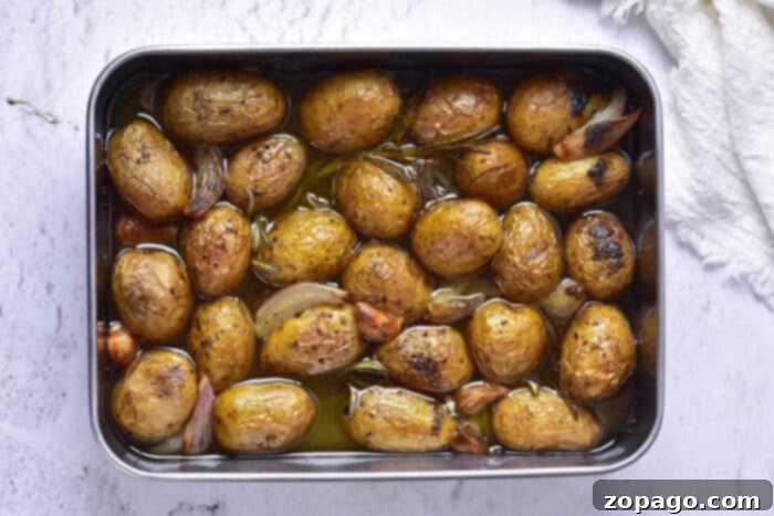 Olive Oil Confit Potatoes 5 potatoes confit