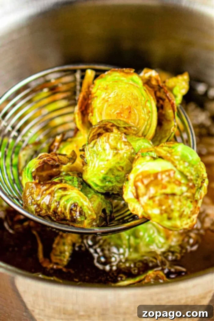 Golden Crispy Brussels Sprouts 2 Deep Fried Brussel Sprouts served with balsamic glaze