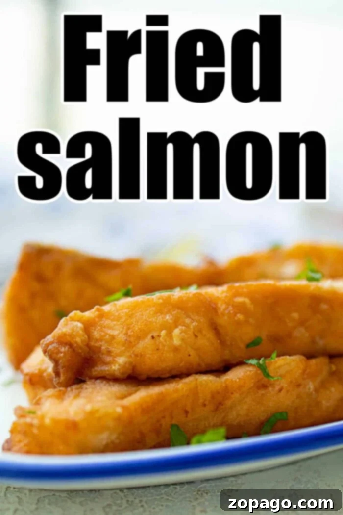 Crispy Fried Salmon 6 fried salmon with flour