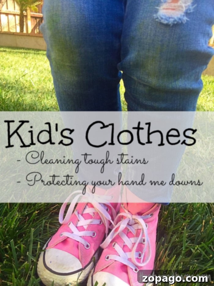 Extend the Life of Your Kids Clothes 2 Ways to save money on clothes. The best way to clean kid's clothes.
