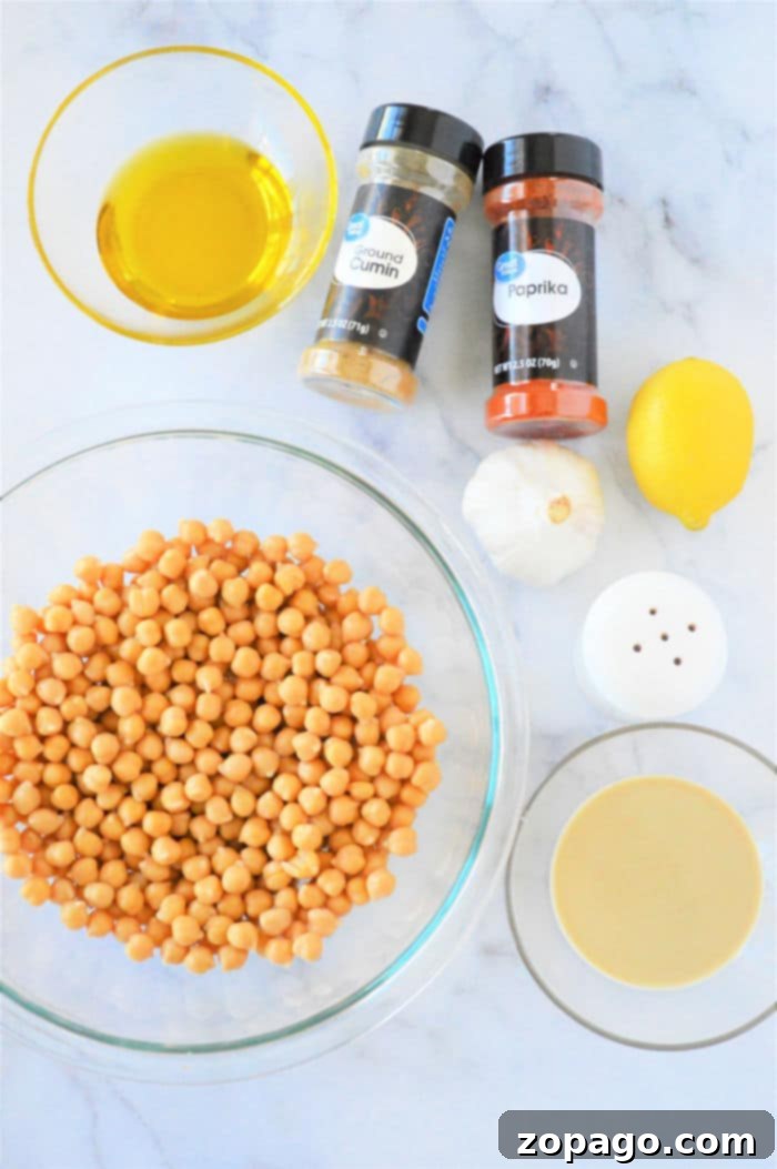 Effortless Hummus: Canned Chickpea Edition 2 homemade hummus recipe