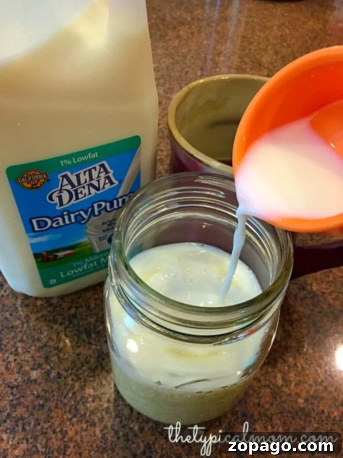 Easy homemade coffee creamer recipe requires just 3 ingredients and you can use any flavors you love! Cheap and simple way to jazz up your coffee. #coffee #creamer #homemade #simple #organic #easy #vanilla #pumpkin Assortment of homemade coffee creamers in mason jars, including vanilla and pumpkin spice flavors.