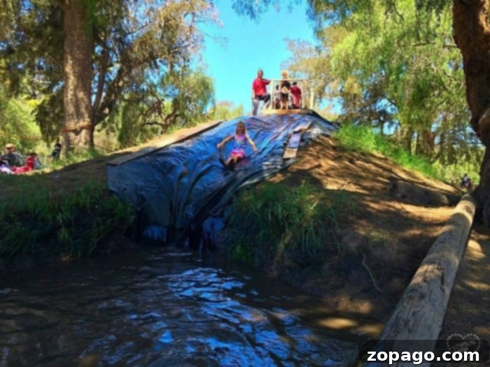 Mud Play area and more at Huntington Beach Adventure Playground. Cheap things to do in Orange County with kids at Adventure Playground. Creative building zone with wooden structures and tools at Huntington Beach Adventure Playground