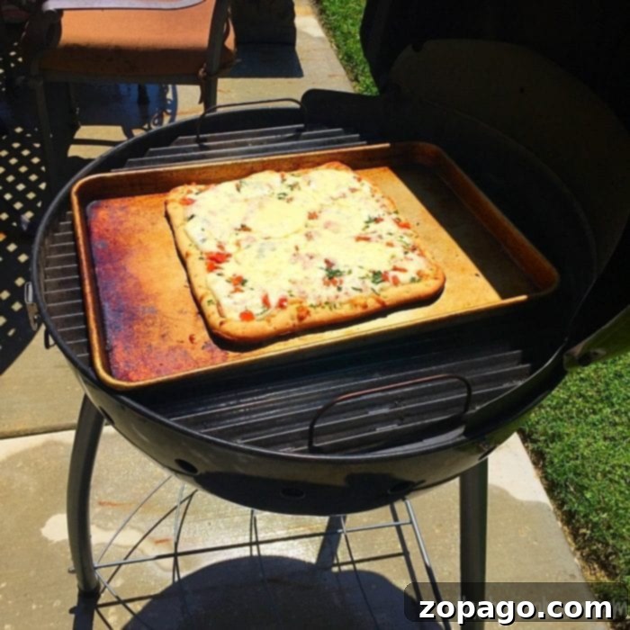 The Ultimate BBQ Frozen Pizza Hack 6 How to cook a pizza on the barbeque.
