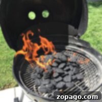 cooking pizza on charcoal grill