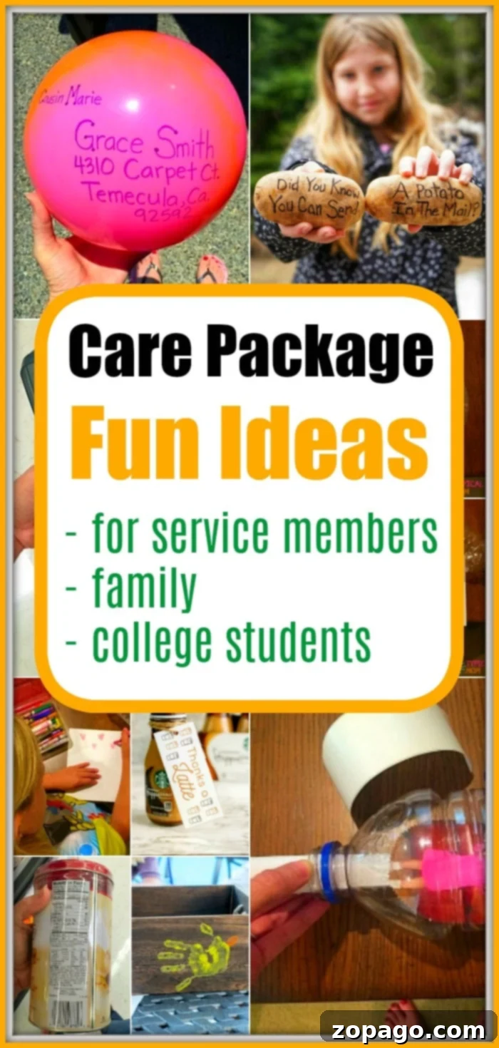 Innovative Care Package Inspirations 2 Fun and creative care packages filled with goodies