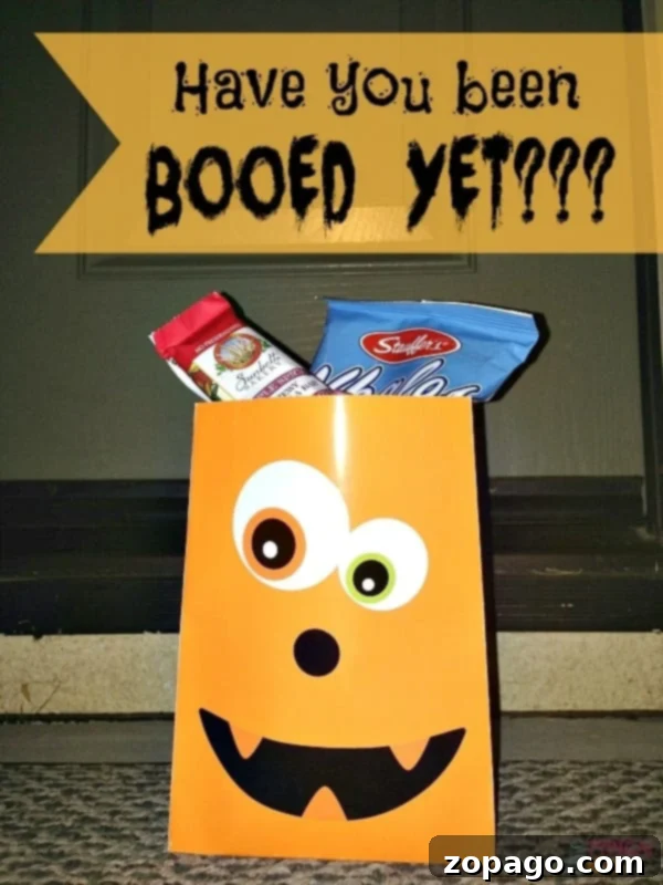 Free Youve Been Booed Printable 4 Free You've Been Booed Sign with Halloween treats