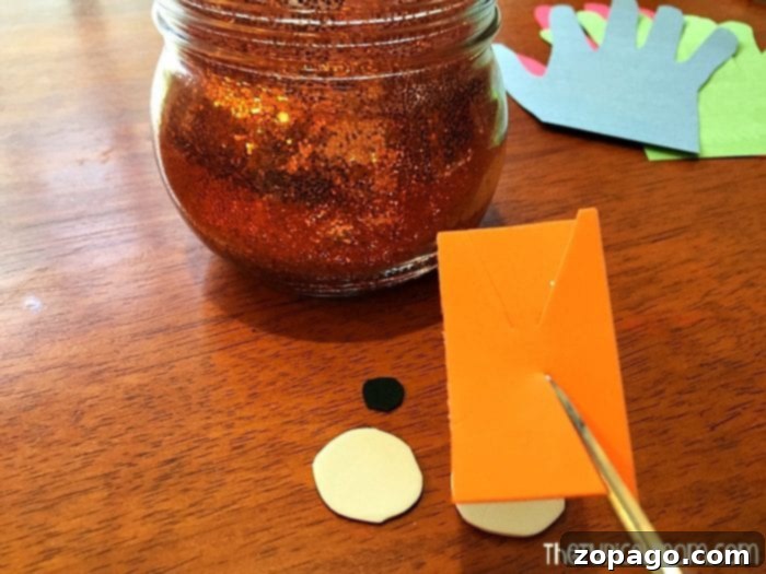 Budget-Friendly Thanksgiving DIYs 9 Turkey Craft: Creating Foam Eyes and Beak