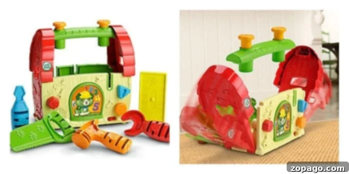 Scout's Build & Discover Kit 3 Interactive features of LeapFrog Scout's Build & Discover Tool Set